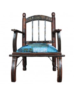 Chaise avec patchwork "Raja"