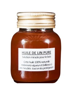 Huile de lin pure