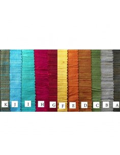 Soie sauvage - Gris - L130...