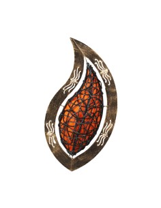 Applique "Muttai" orange -...