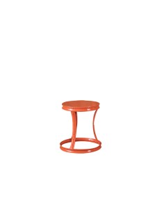 Tabouret en métal rond -