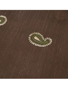 Chemin de table """"Esprit Zen"""", BRUN - H33x180x0