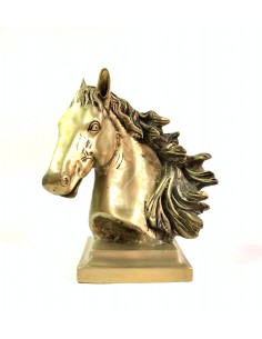Tête de cheval en bronze 2