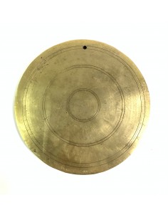 Gong tibétain en bronze