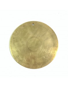 Gong tibétain en bronze