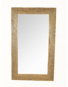 Miroir avec cadre en bois...