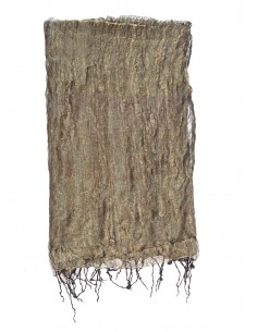 Foulard en soie-Brun 2