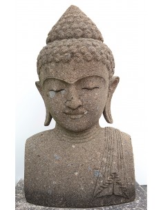 Statue du buste de Bouddha...