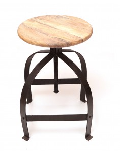 Tabouret à hauteur réglable