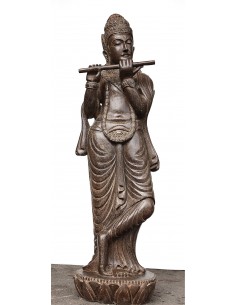 Statue de Krishna jouant de...