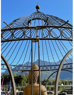 Pergola ronde en fer forgé 2