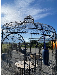 Pergola ronde en fer forgé 2