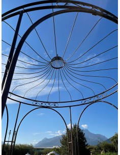 Pergola ronde en fer forgé 2