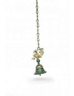 Cloche paon verte