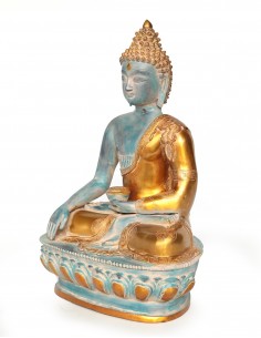 Statue en bronze Buddha... 2