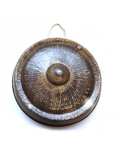 Gong chinoise en bronze...