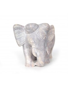 Éléphant soap stone Varanasi 2