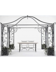 Pergola en métal carrée