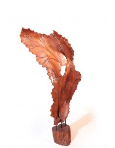 Feuille en teck - naturel