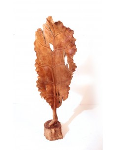 Feuille en teck - naturel