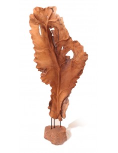 Feuille en teck - naturel