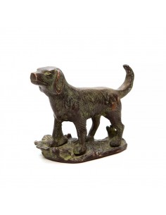 Chien en bronze