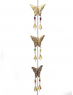Carillon chaine papillon grand