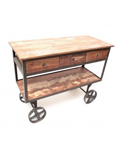 Desserte "Lakshman" en bois...