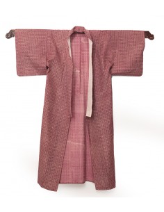 kimono recyclé - Bordeau clair