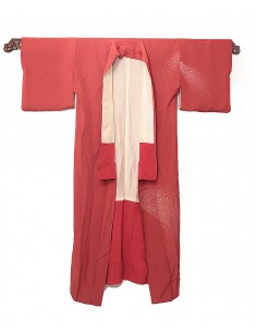 kimono recyclé - Rouge