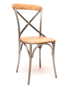 Chaise ”Béra" métal et bois...