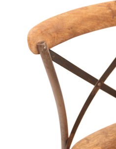 Chaise ”Béra" métal et bois... 2