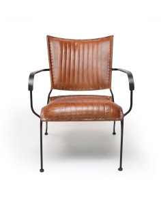 Chaise en cuir "Yogur" avec... 2