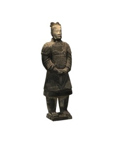 Statue en terre cuite d'un...