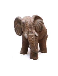 Elephant en pierre - grand 2