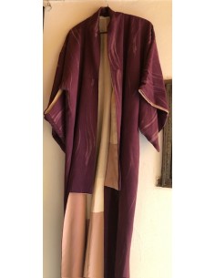 kimono recyclé - Bordeau 2