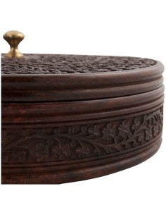 Boîte ronde ciselée "Adhi" 2