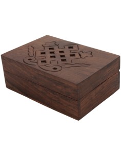 Boîte en bois "le noeud...