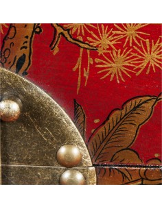 Coffre en cuir peint "Lanxi" 2