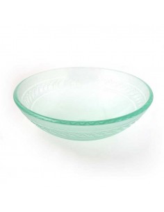 Vasque en verre “Vagues“