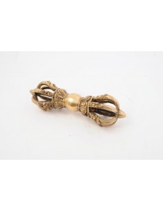 Dorje tibétain en bronze 24cm 2