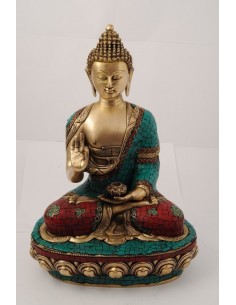 Statue en bronze et... 2