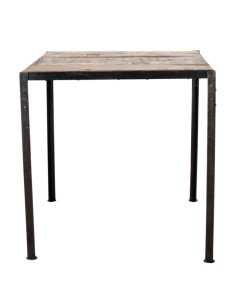 Table carré en bois recyclé... 2