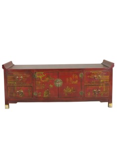 Meuble TV en cuir "Xian" 2